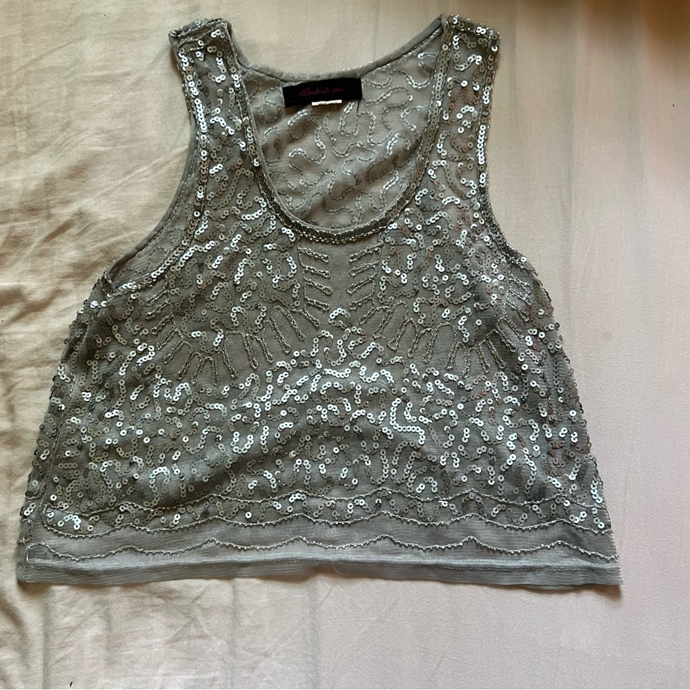 Y2K sequin top
